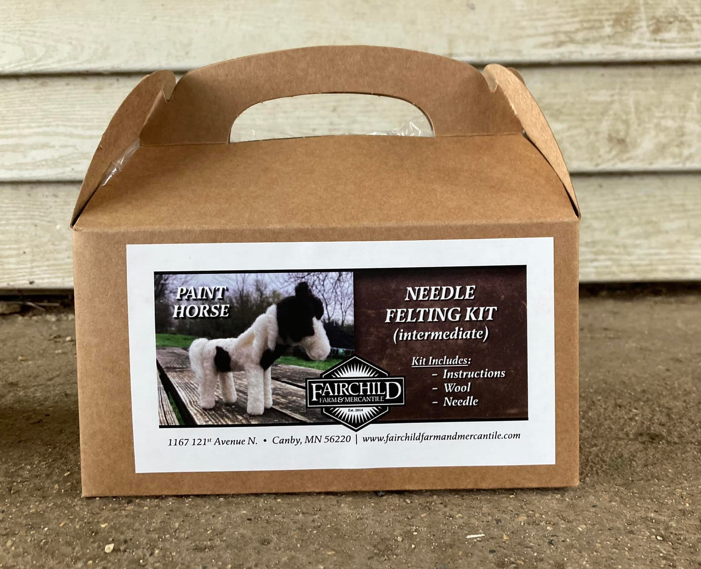 Paint Horse Needle Felting Kit