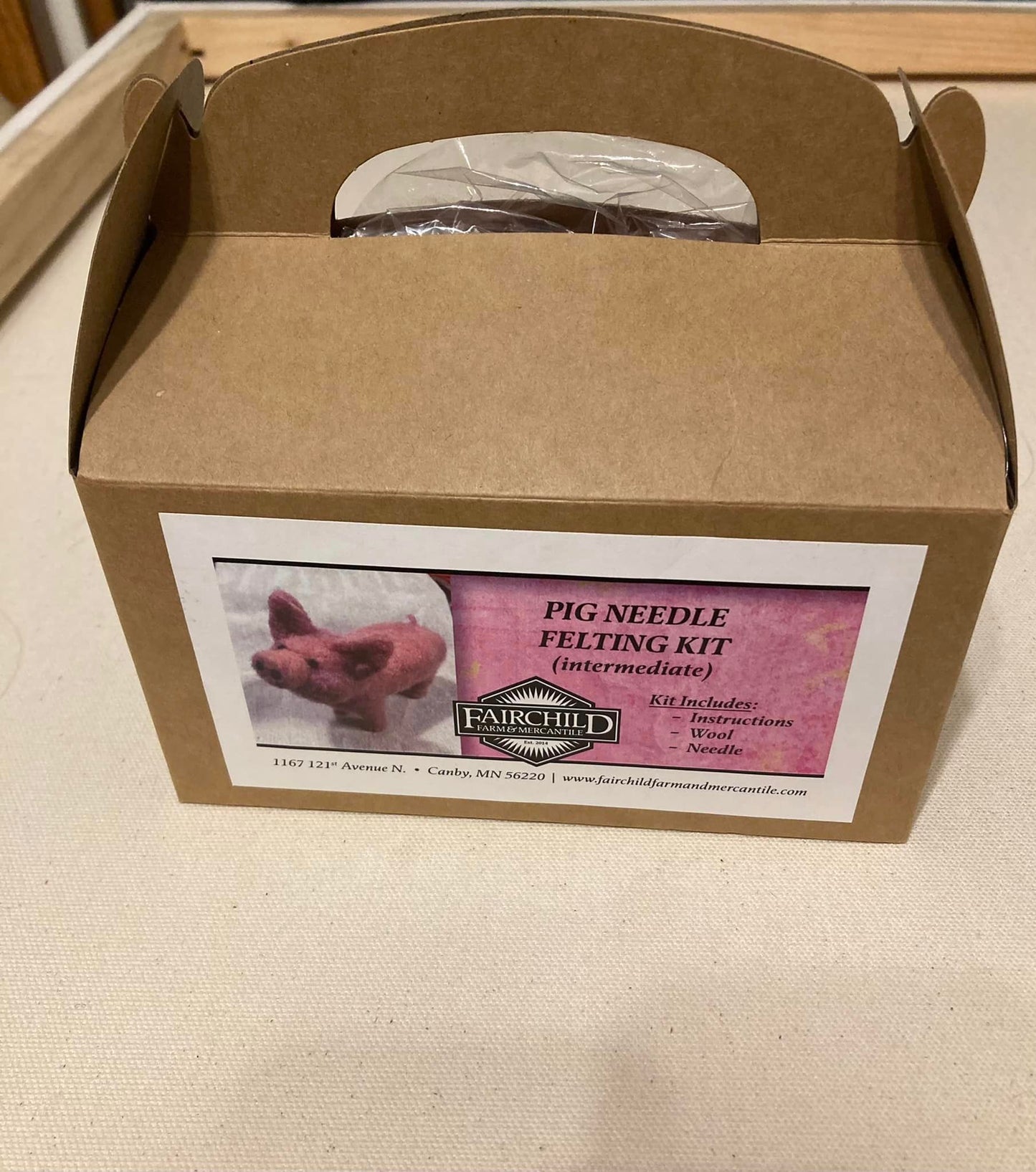 Pig Needle Felting Kit - Fairchild Farm and Mercantile