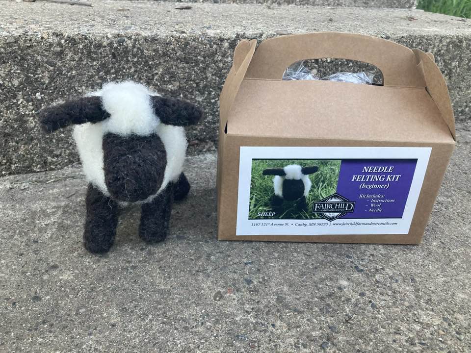 Sheep Needle Felting Kit - Fairchild Farm and Mercantile